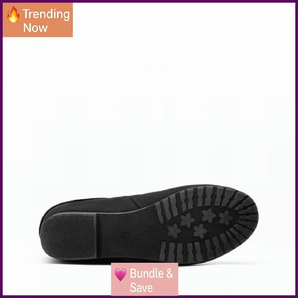 Women's Wide Calf Knee High Boots, Fur-Lined, Hidden Wedge, Inside Pocket - Picture 7 of 8